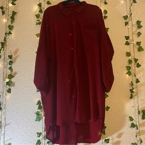 Maroon Blouse